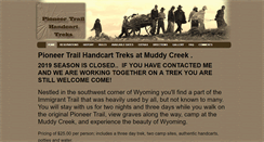 Desktop Screenshot of pioneerhandcarttreks.com